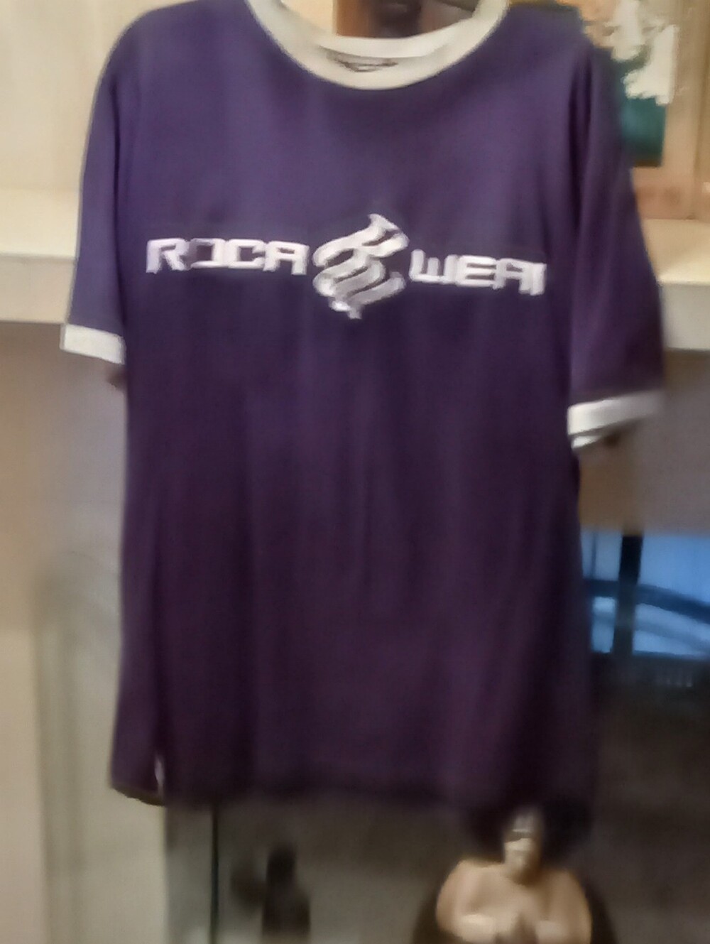 Rocawear Men's Navy Logo Short Sleeve T-Shirt